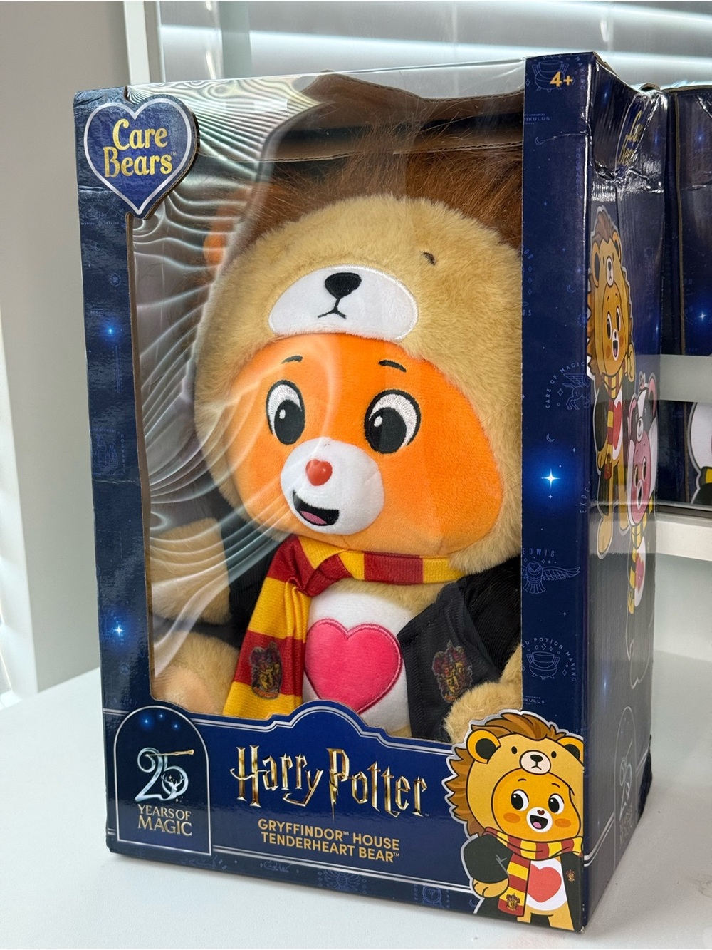 Care Bears Gryffindor Tenderheart Bear - Orange & Yellow Plush with Red Accents